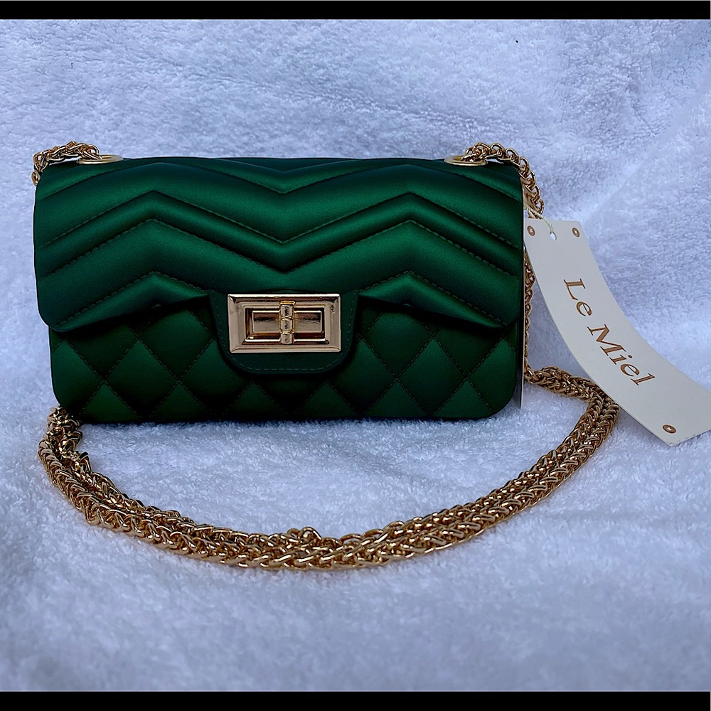 Emerald Green LeMiel Clutch Purse
